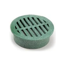 Rocky Mountain Goods 4” Plastic Round Drainage Grate Cover 4 inches, Green