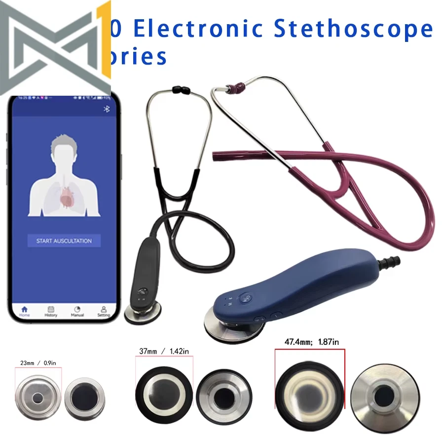 HM-9260 Electronic Stethoscope Accessories Stethoscope Rubber Tube Electronic Do - Bild 2 von 4
