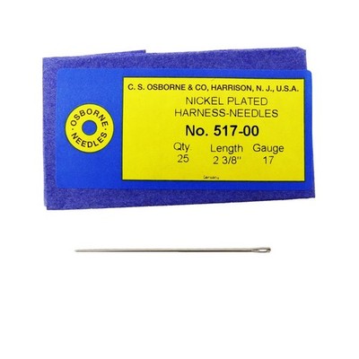 Pack of 25 Harness Needles #517 (517-00) Size 00 Made in USA
