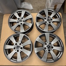4 X MERCEDES VITO C CLASS W204 16” ALLOY WHEELS ET43 7j Rear 6j ET39 FRONT GREY