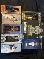 Los Angeles Dodgers Bobblehead Lot Ohtani Yoshi Will Smith Koufax Vin Scully 
