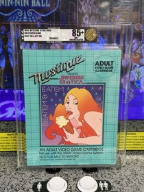 1982 Atari 2600 Beat 'Em & Eat 'Em Swedish Erotica XXX Adult Mystique VGA 85+