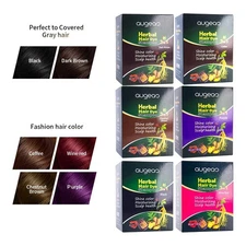 3 in 1 Hair Dye Shampoo Instant Gray Coverage Herbal Men Women 300 ml Box