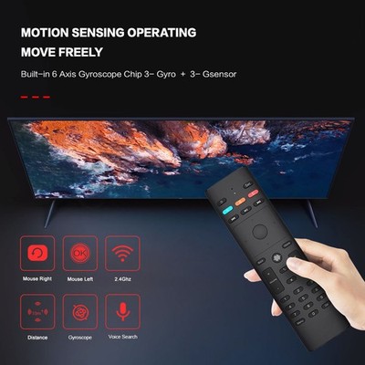 G40S Smart Voice Air Mouse 6-Axis Gyroscope Handheld Remote Control IR Learning