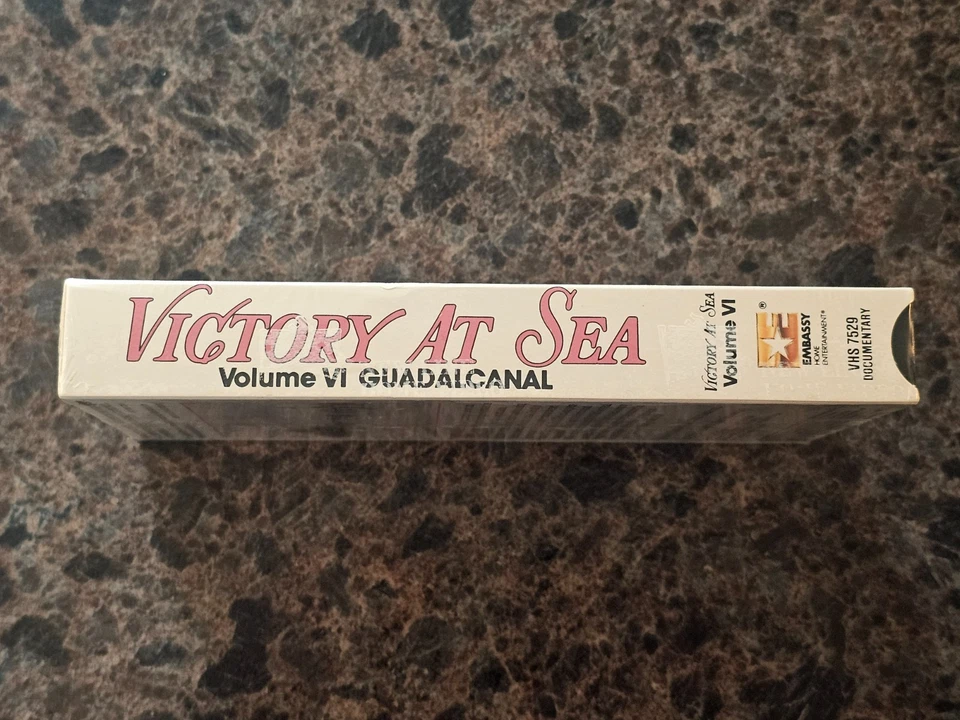 BRAND NEW Victory At Sea Vol 6 Guadalcanal (VHS; 1984) RARE Sealed OOP Watermark - Image 4 of 4