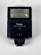 Vivitar Auto Thyristor 225 Camera Flash   Tested  Working   Hot Shoe Mount