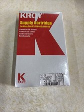 Kroy 2464401 .50" BLK/Clear Shrink Supply Cartridge for Kroy 240ST/TM600/TM650