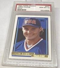 1992 Topps Traded GOLD USA Jason Giambi 40T Rookie RC PSA 10 GEM MINT POP 13