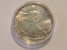 USA - 1 dollaro - 1 oncia argento - Liberty - Silvereagle - argento - 1987