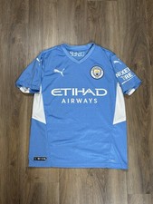 Manchester City Puma 2021-2022 Home Jersey Size Youth Large