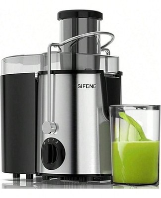SiFENE Juicer Machine 400W Centrifugal Juicer 3'' Wide Mouth Whole Fruit Veggie