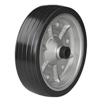 Ersatzrad FüR StüTzrad Mit Metall-Felge Und Vollgummi-Reifen 220 X 65 Mm 500 Kg