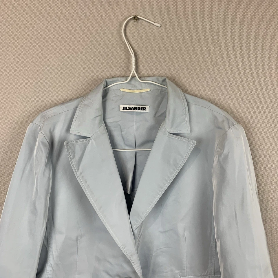 Винтажный классический женский блейзер Jil Sander шелк размер 40 сделано в Италии - Изображение 2 из 4