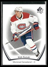 2021-22 SP Authentic Nick Suzuki #55 Montreal Canadiens