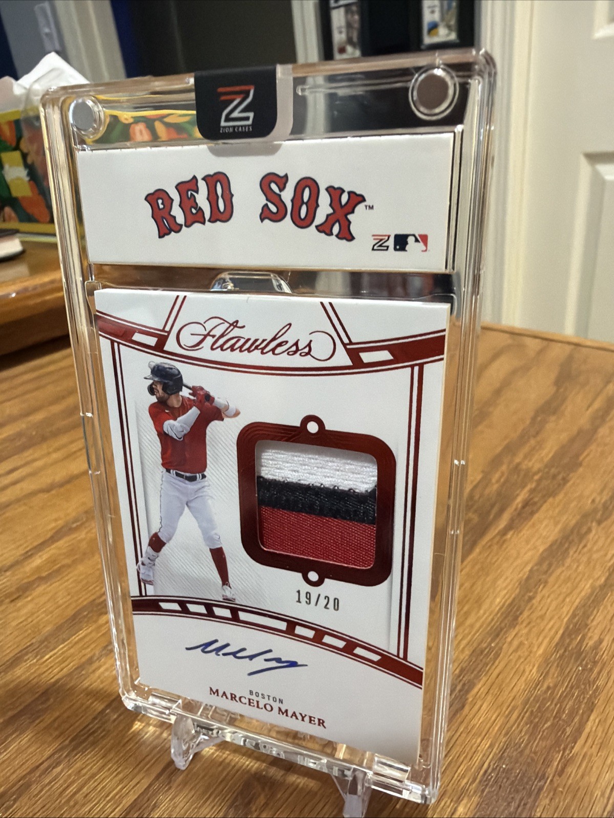 🔥2024 FLAWLESS FSM-MM BOSTON RED SOX MARCELO MAYER AUTO/G/U'D #'D 19/20 SP🔥 view 2