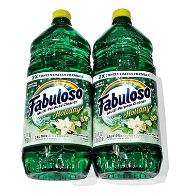 #ad 2 Pack Fabuloso Multi purpose Cleaner Holiday Fresh Winter Mint Scent 33.8oz $25.99