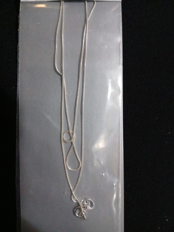 Small Snake  Chain Necklace 18 Inchs .925 Sterling Silver Women Kids Jewelry 