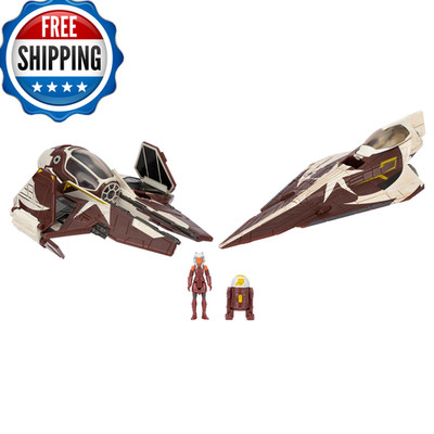 Jazwares Star Wars Micro Galaxy Squadron Ahsoka Tanos Jedi Starfighters Set -
