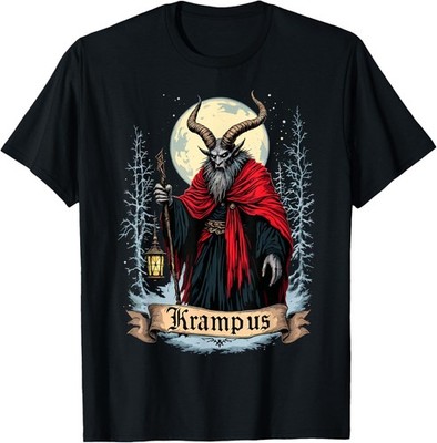 Vintage Gruss Vom Krampus Christmas Eve Naughty Kids Xmas T-Shirt