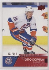 2021-22 Upper Deck AHL Exclusives 22/100 Otto Koivula #87 yt6