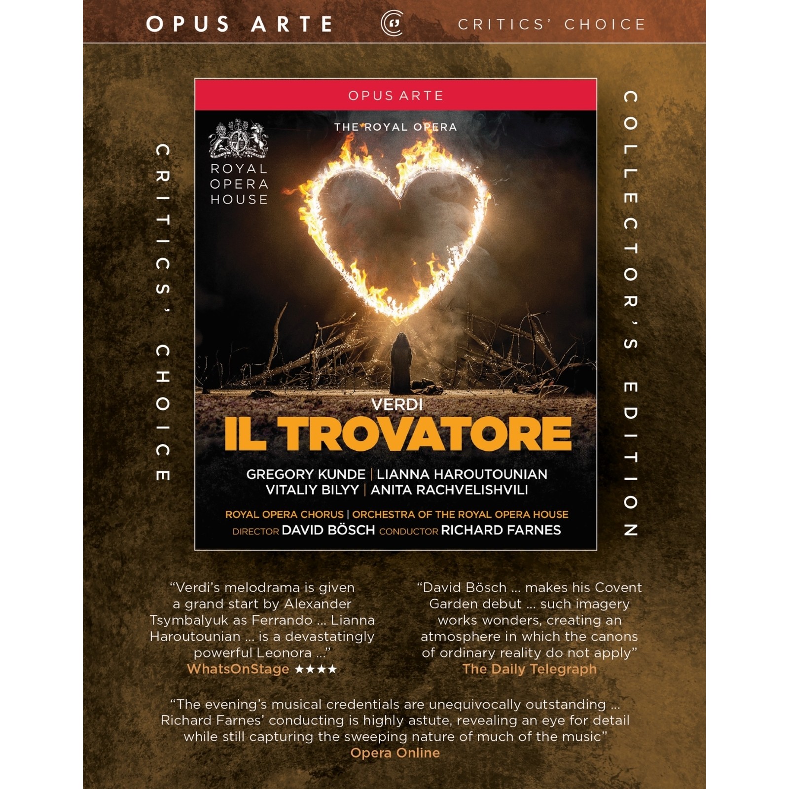 OABD7238D Alexander Tsymbalyuk; Lianna H Verdi: Il Trovatore Blu-Ray NEW
