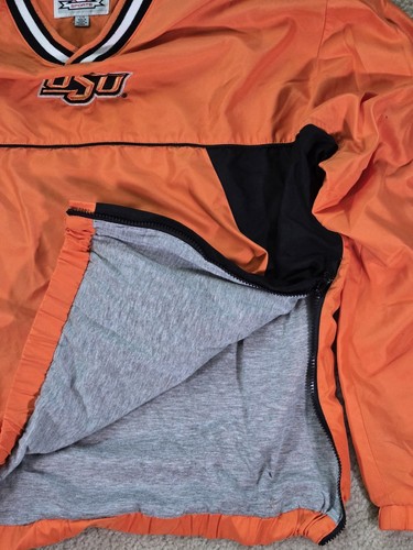 Oklahoma OSU Cowboys G-111 Sports Pullover Windbreaker By 58 Sports Size Large - Picture 5 of 12