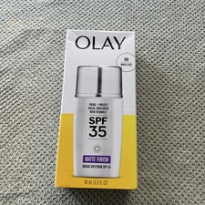 Olay SPF 35 Matt Finish 1.3 FL Oz Expires 6/2027 Broad Spectrum