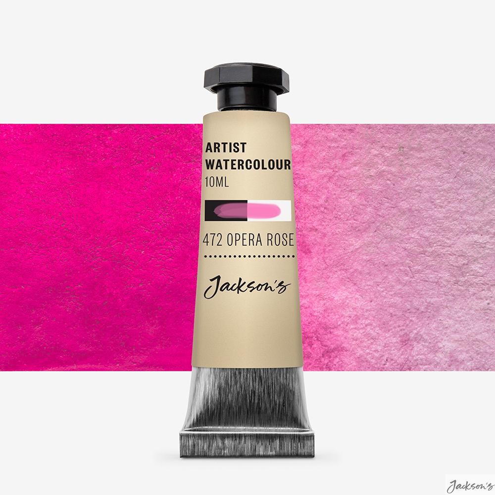 Jackson's : Artist Watercolour Paint : 10ml : Opera Rose : Tube of Highly Pig...