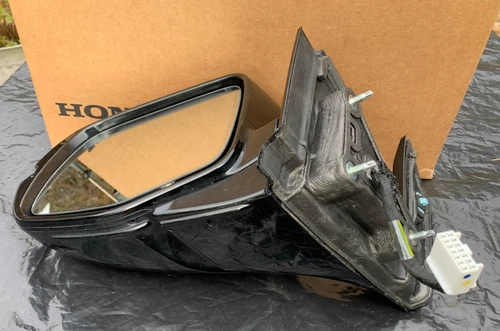 2019-2022 HONDA PILOT OEM USED LEFT DOOR MIRROR 76250-TG7-A92ZB Dark Cherry