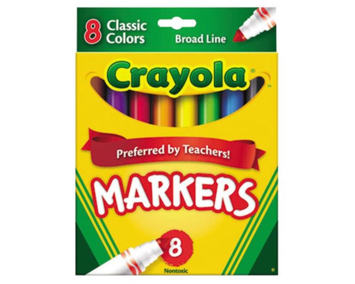 Crayola Classic Broad Line Markers (8) [CRY587708]
