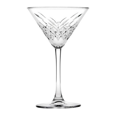 Set 4 Kelche Martini-Cocktail TIMELESS 23 cl Aus Geschnittenem Glas - Pasabahce