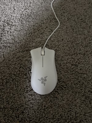 Razer DeathAdder Essential Wired Gaming Mouse - White
