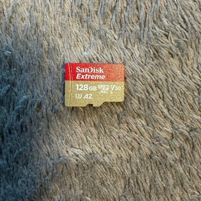 SanDisk 128gb Extreme micro SD Memory card  SDXC UHS-I - Tested