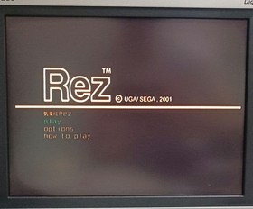 Dreamcast DC software Rez #627f21