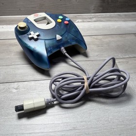 OEM Sega Dreamcast Controller Aqua Blue Clear HKT-7700 - Original, Tested