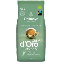 Dallmayr Crema D'oro Organic Bio-Kaffeebohnen, Arabicabohnen 750 G