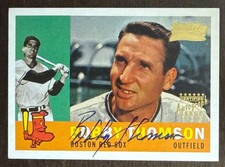 Bobby THOMSON🔥2001 Team Topps Legends On Card AUTO #TT43F Red Sox💥