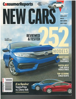 #ad Consumer Reports New Cars July 2016 $48.74