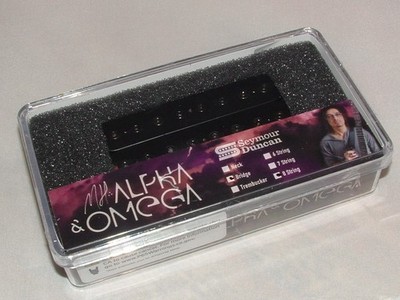 Seymour Duncan Mark Holcomb Omega Bridge 8 String Pickup BLACK   New in Box
