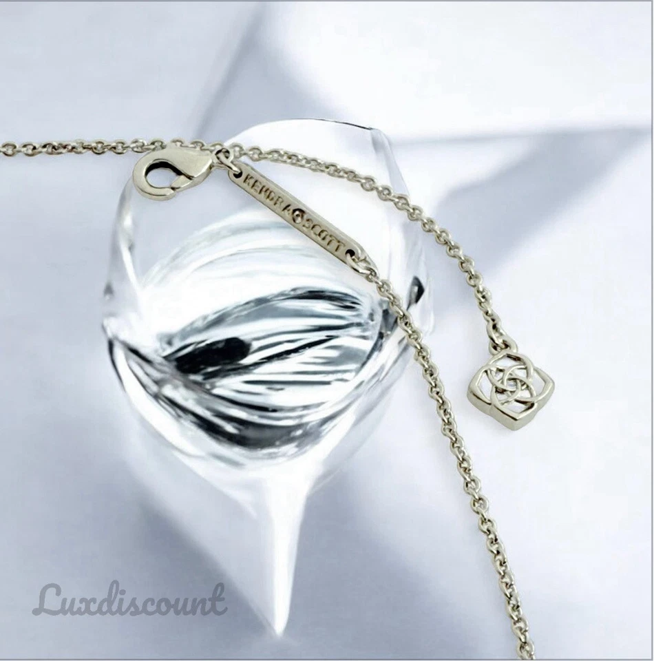 Collar Kendra Scott Sierra Star Plata Cristal Cadena. Minorista $85 Foto 3 de 4