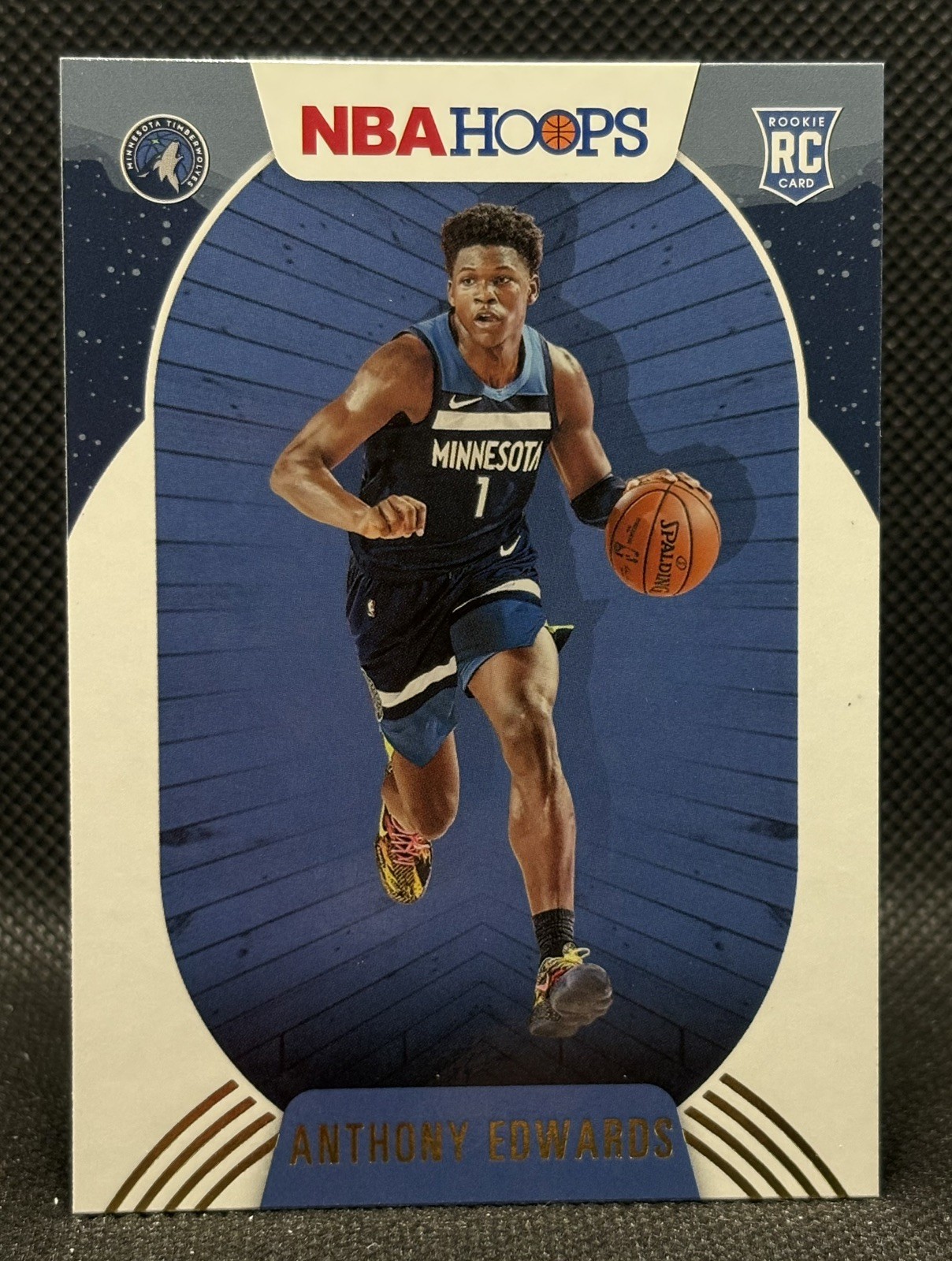 2020-21 Panini Hoops Anthony Edwards Winter #216 RC Minnesota Timberwolves