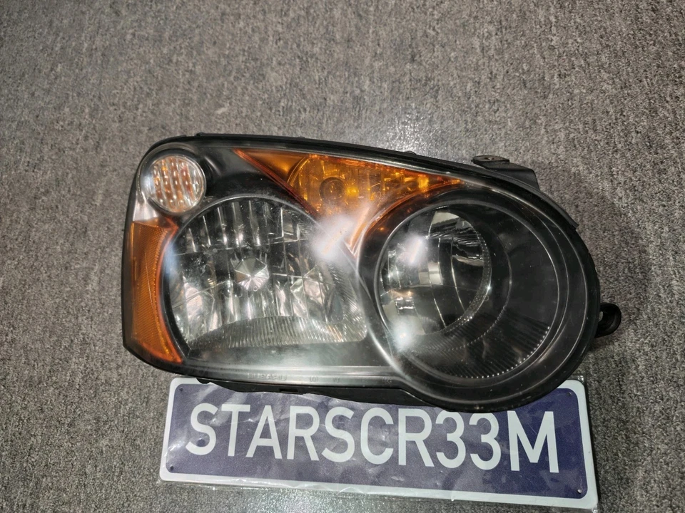 Faro de pasajero Subaru Impreza 2004-2005 genuino gris oscuro carcasa WRX Foto 2 de 4