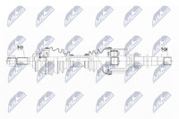 NTY Antriebswelle NPW-PE-047 FüR CitroËN DS Peugeot