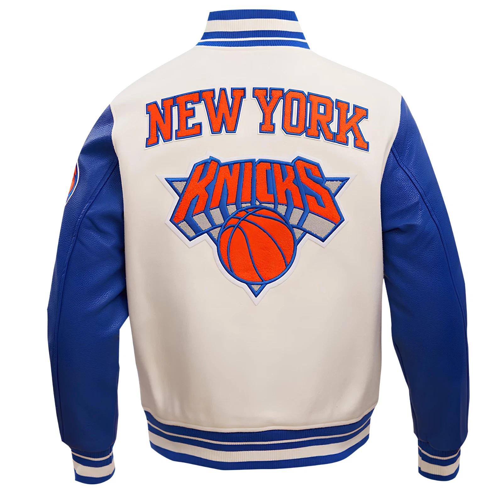 New York Knick White Body Royal Blue Jacket
