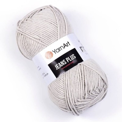Yarnart Jeans Plus Cotton Yarn For Summer Knits Non Pilling Soft 100G 160M
