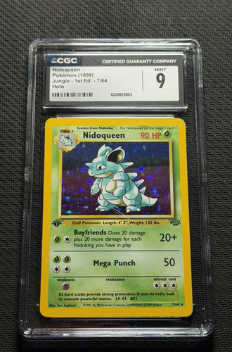 Nidoqueen (1st Edition) graded CGC 9 for sale on eBay
