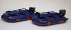 Set of Two (2) 1985 GI Joe COBRA Night Landing Raft Boat Vehicle ARAH