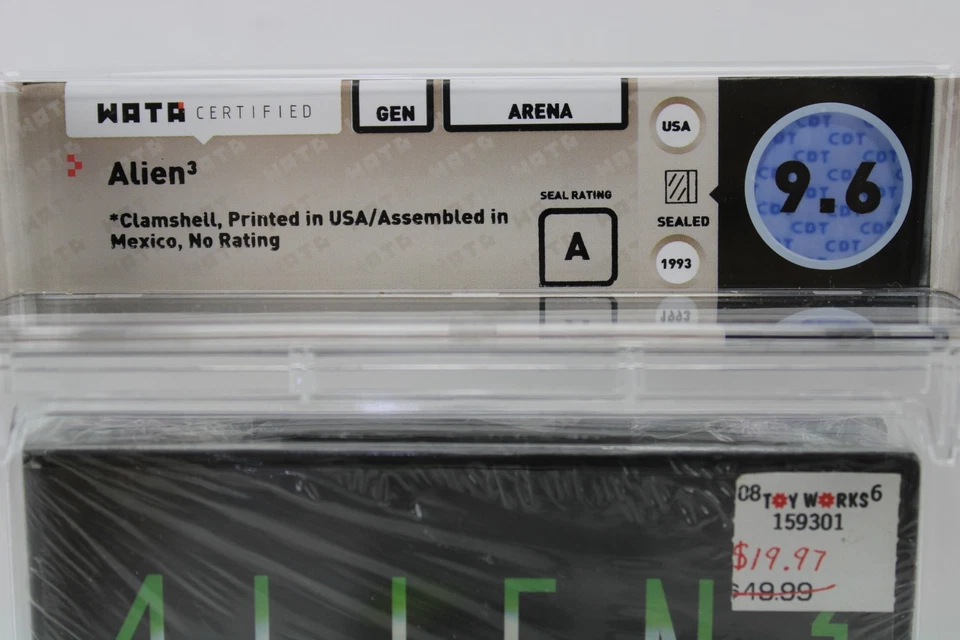 Alien 3 1993 Sega Genesis Wata Graded 9.6 A - Image 4 of 4