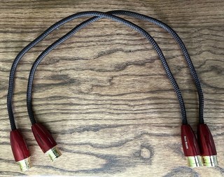 AudioQuest Red River XLR to XLR Analog Audio Interconnect Cables 0.5M(1’8”) Pair