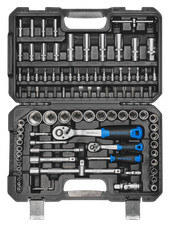 SW-STAHL Steckschl&uuml;sselsatz, 1/4", 1/2" 97-teilig 07797L Knarrenkasten Nuss-Satz